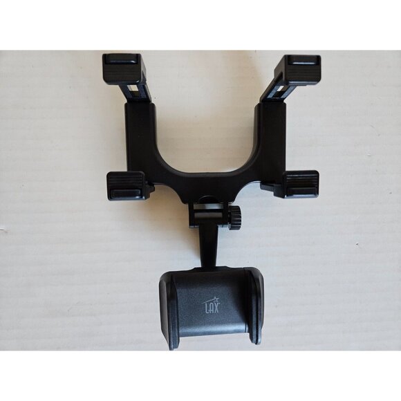 LAX Rearview Mirror Car Phone Mount With 360 Degree Rotation (No Box Included) - Picture 1 of 9